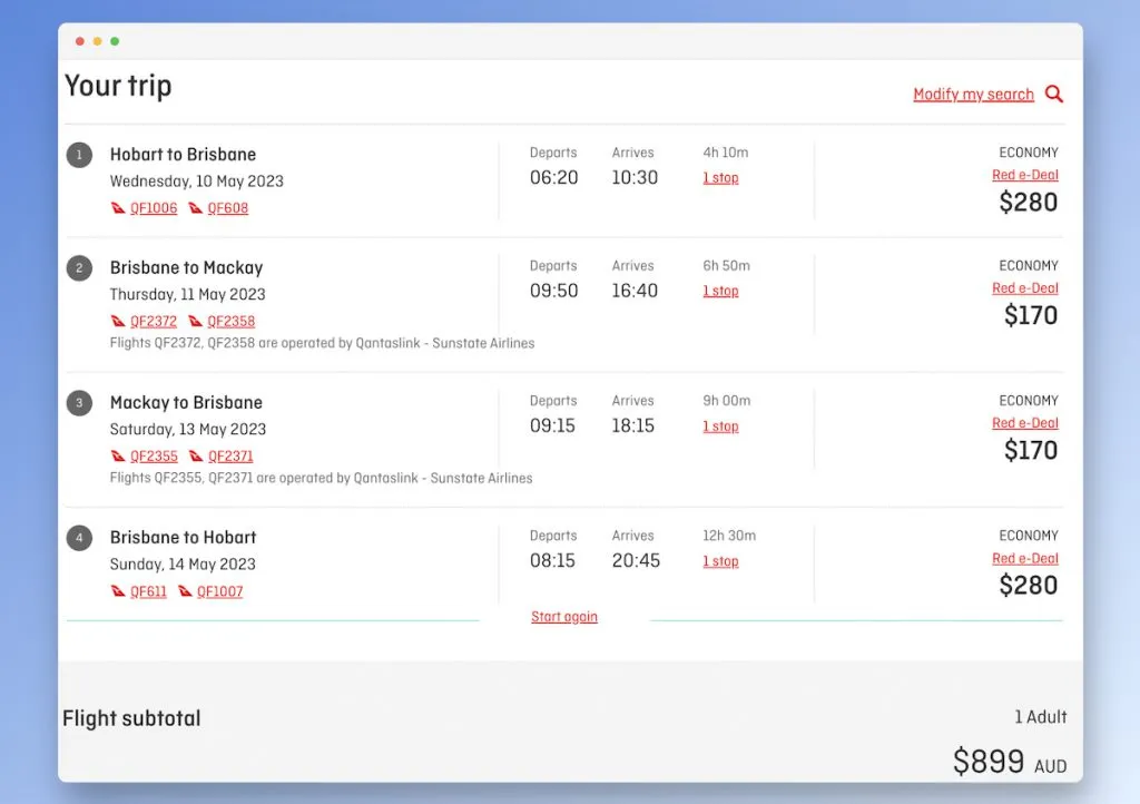 Qantas Status Run Qantas Domestic