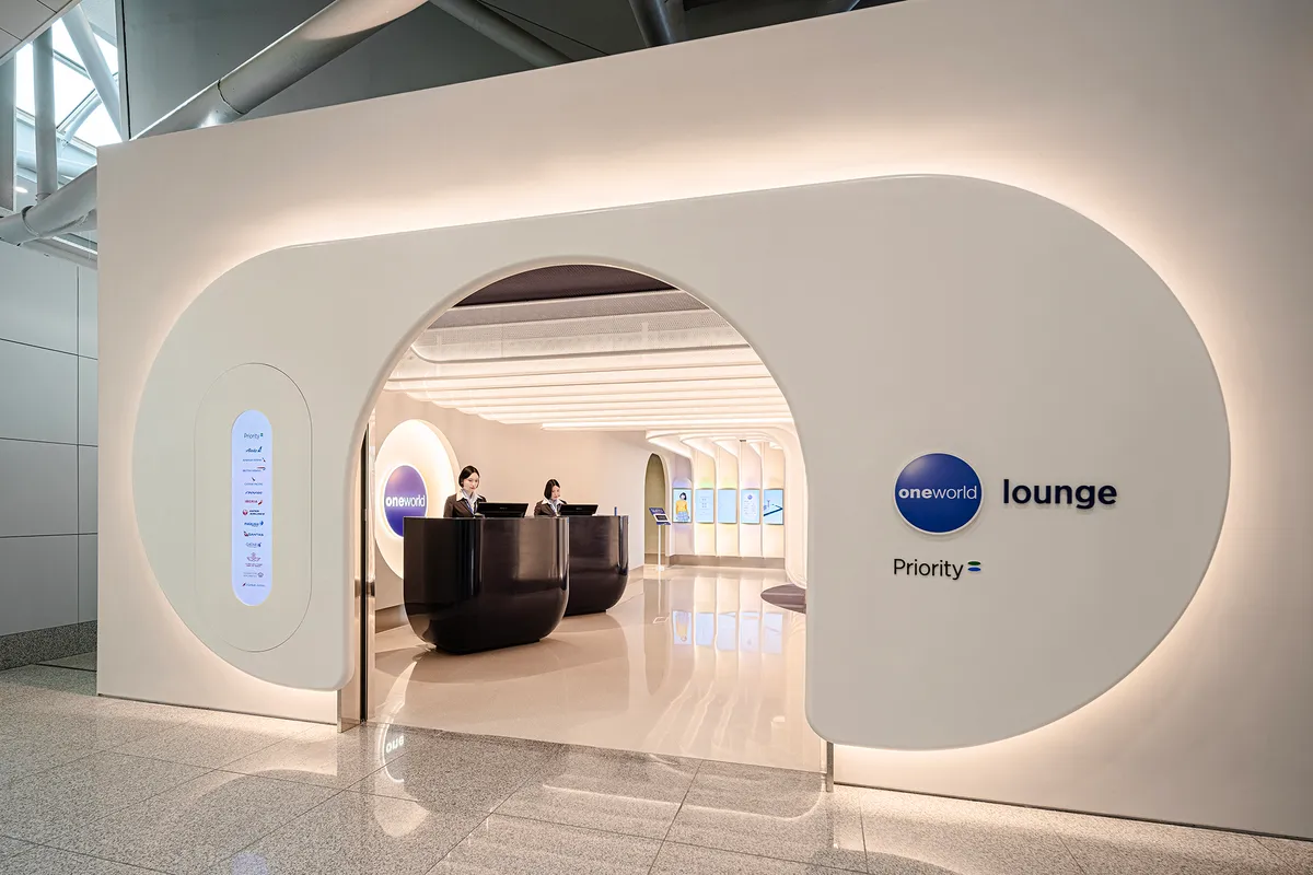 Oneworld alliance lounge at Seoul Incheon