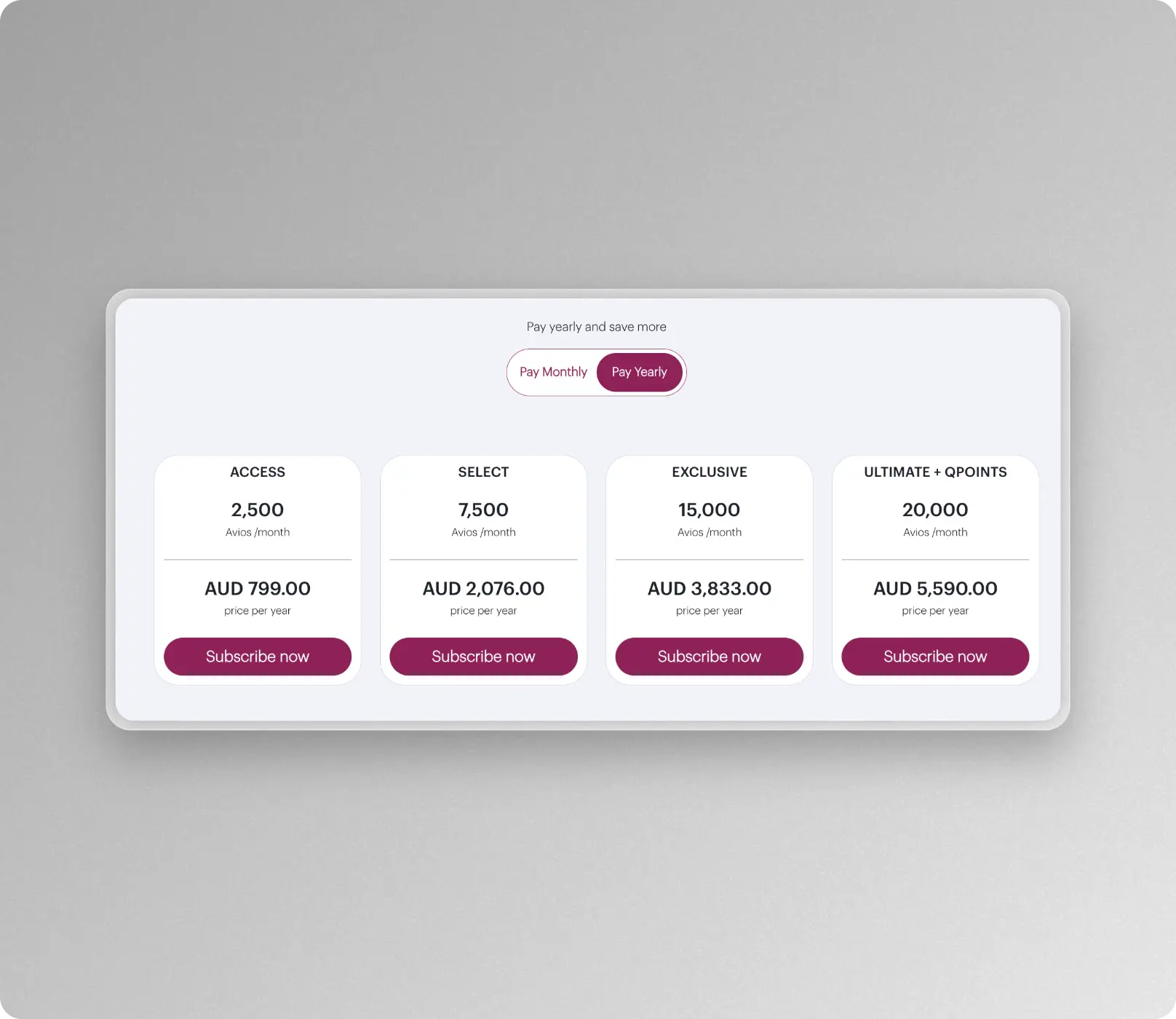 Qatar Airways Privilege Club pro