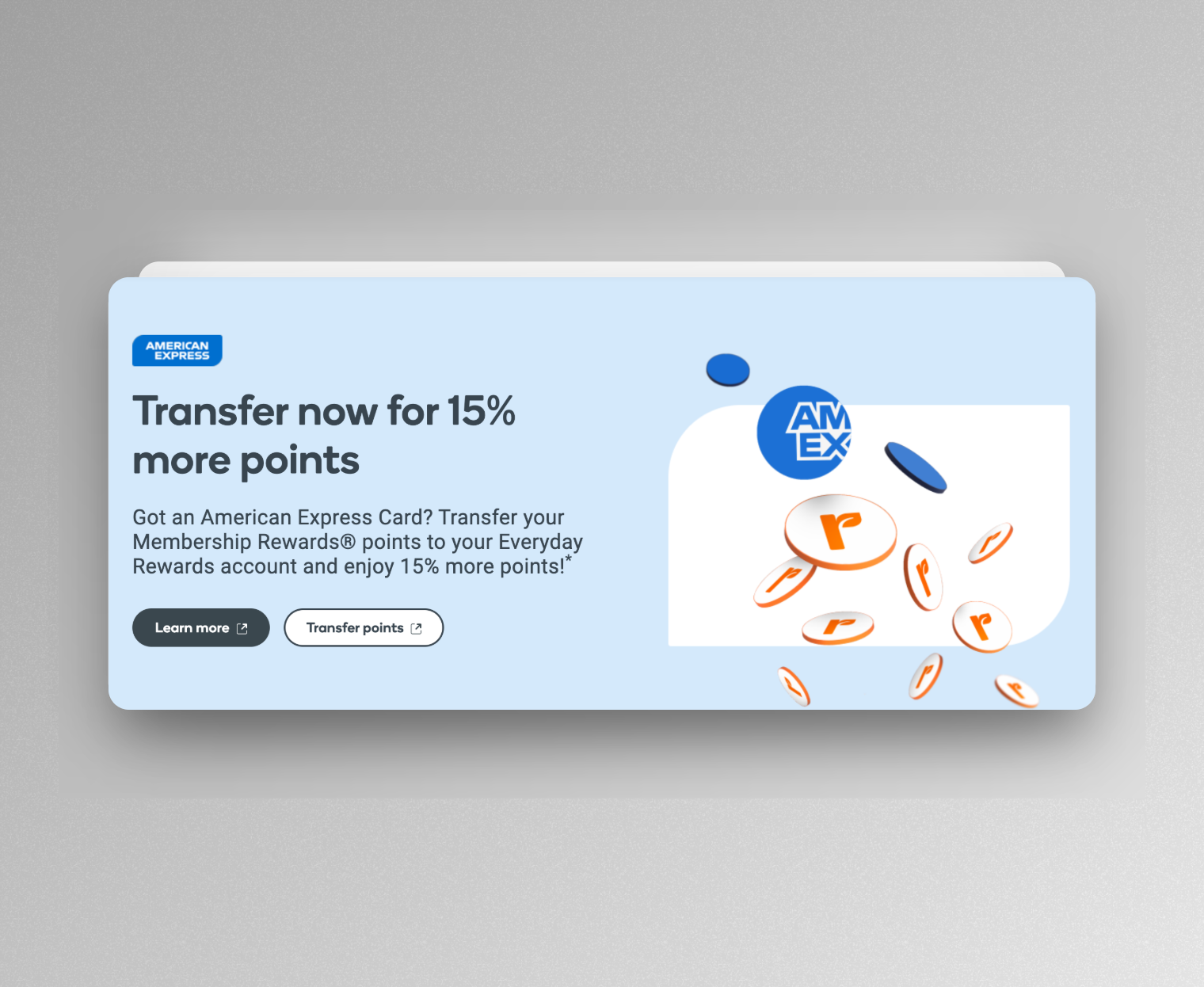 Amex Everyday Rewards transfer partner