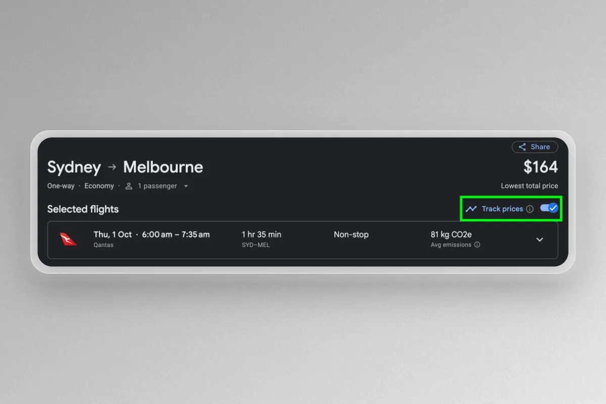 Setting up flight price tracking is an easy way to locate cheap flights