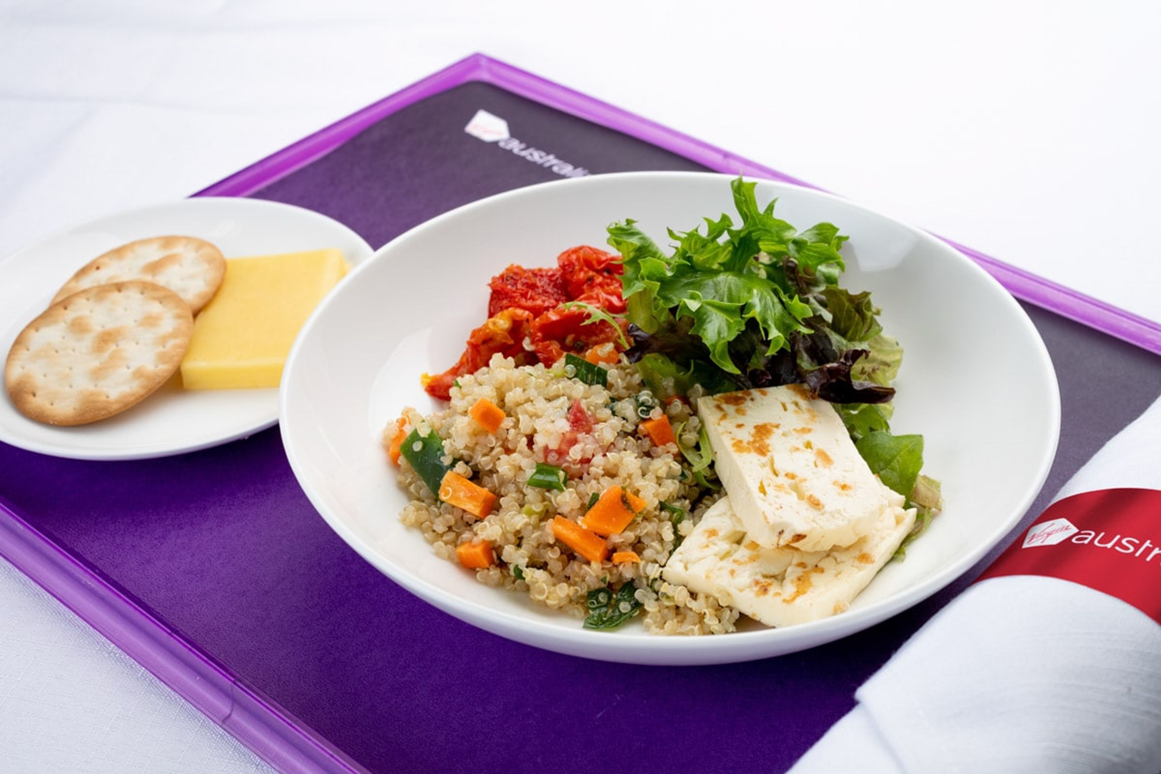 Lunch Virgin Australia New Business Class Menu 1