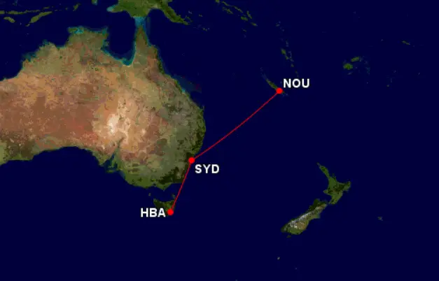 Departing From Hobart