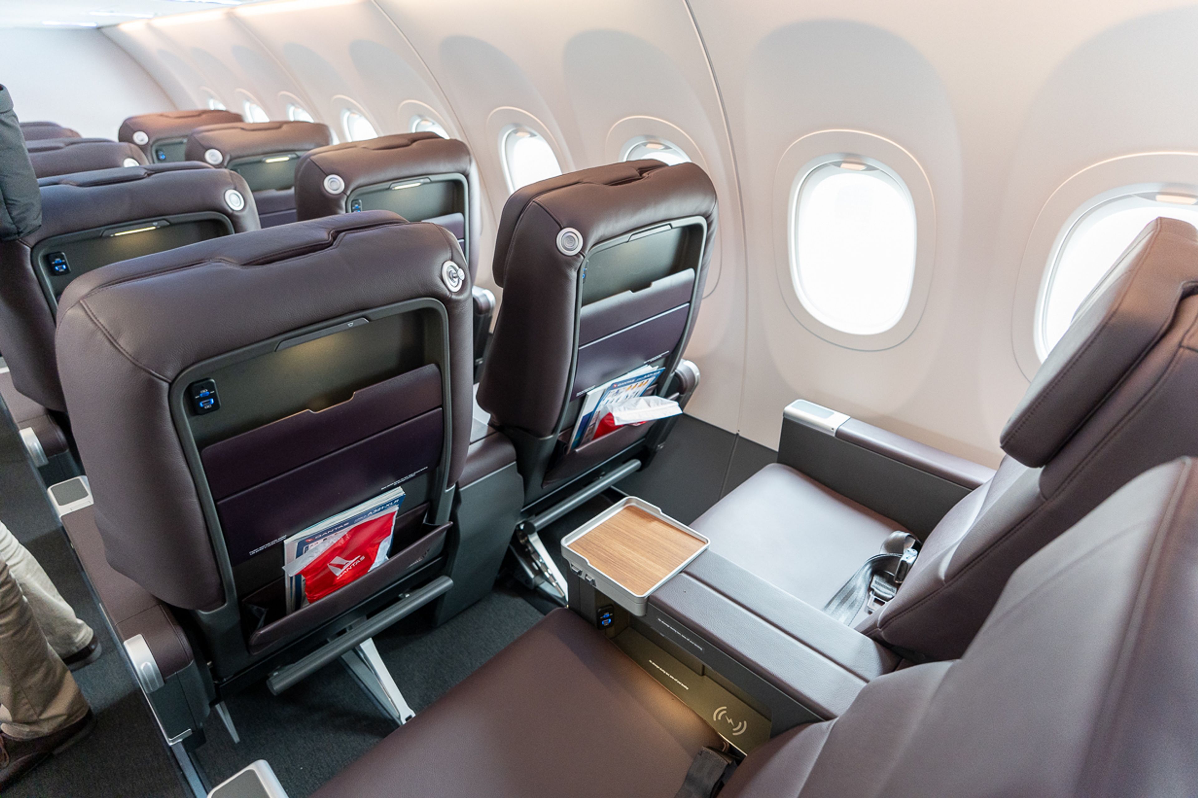 Qantas' A321XLR offers recliners in Business Class