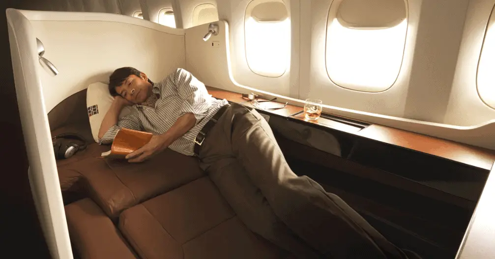 First Class Back to Australia retractable privacy panel