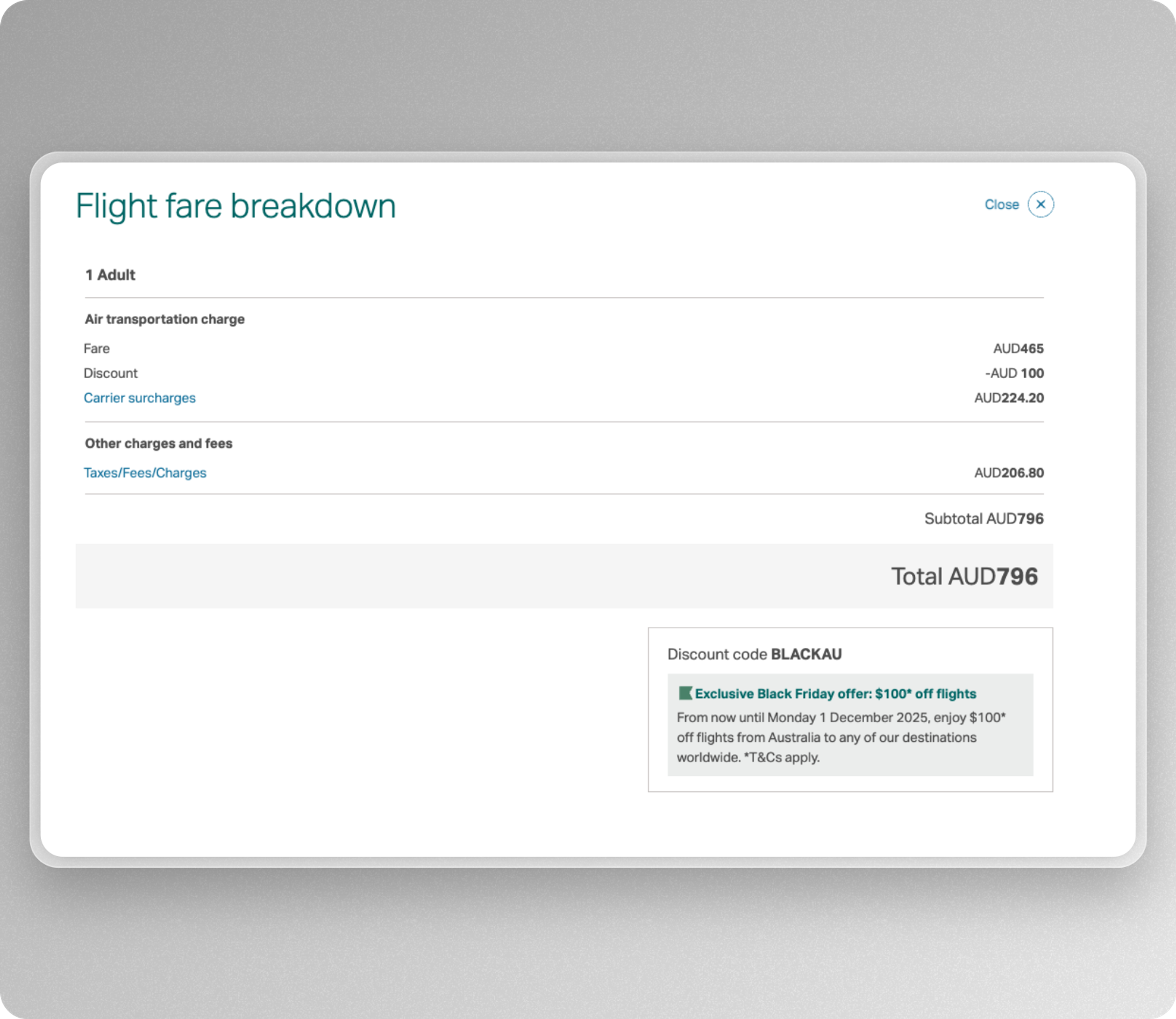 cathay pacific price after discount