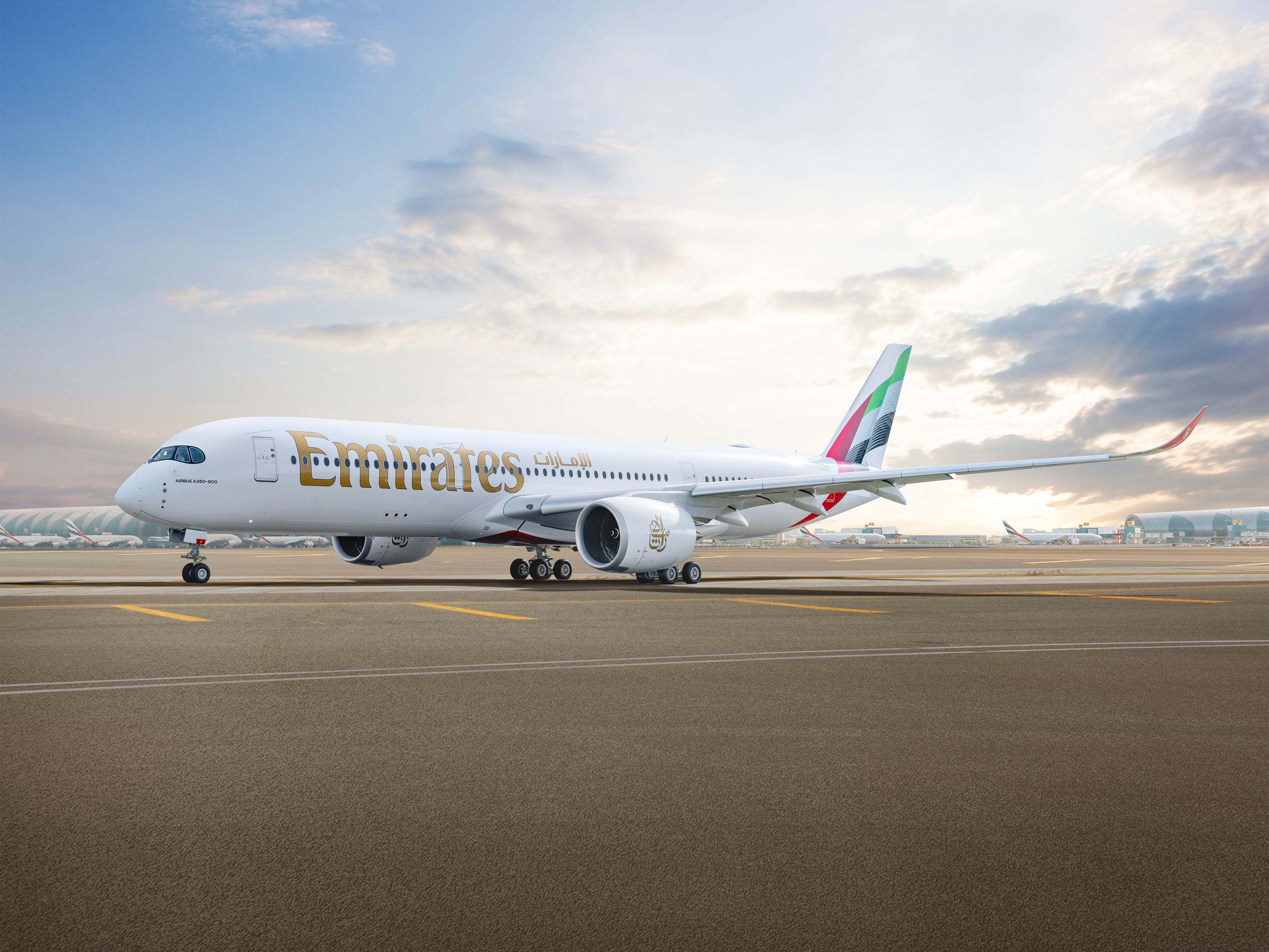 Emirates A350 aircraft delivery