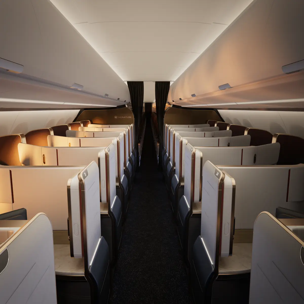 New Air Canada business class A321XLR