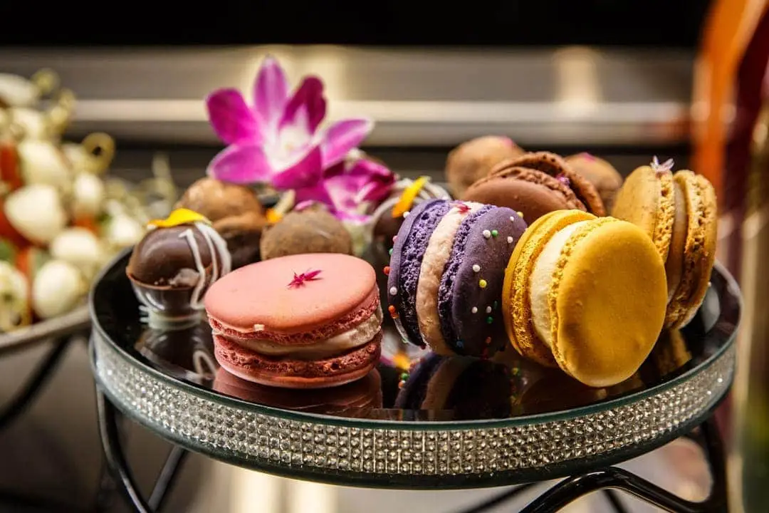 Amex Lounge Melbourne with foods