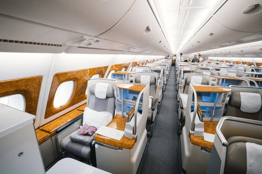 Emirates A380 Business Class