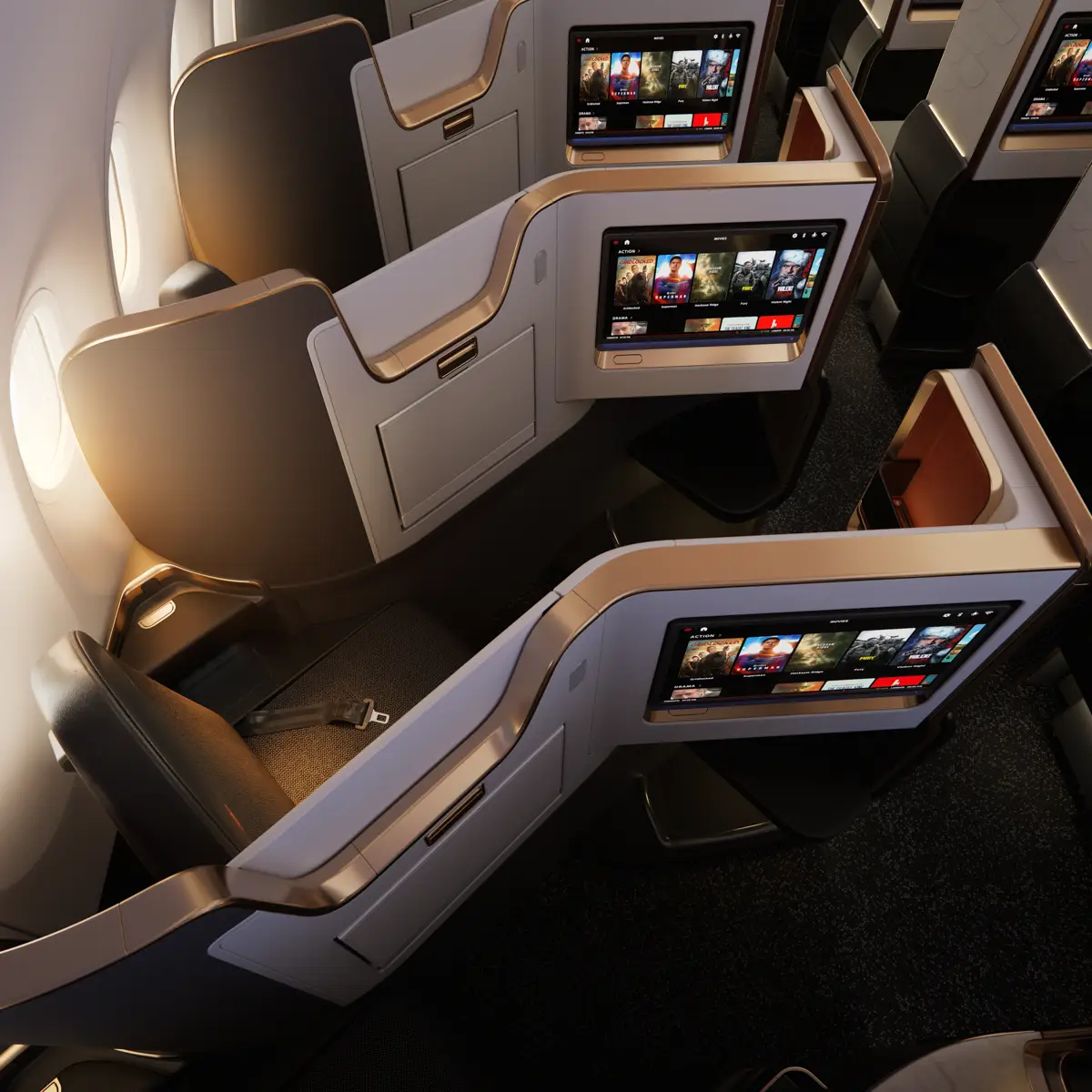 New Air Canada business class A321XLR