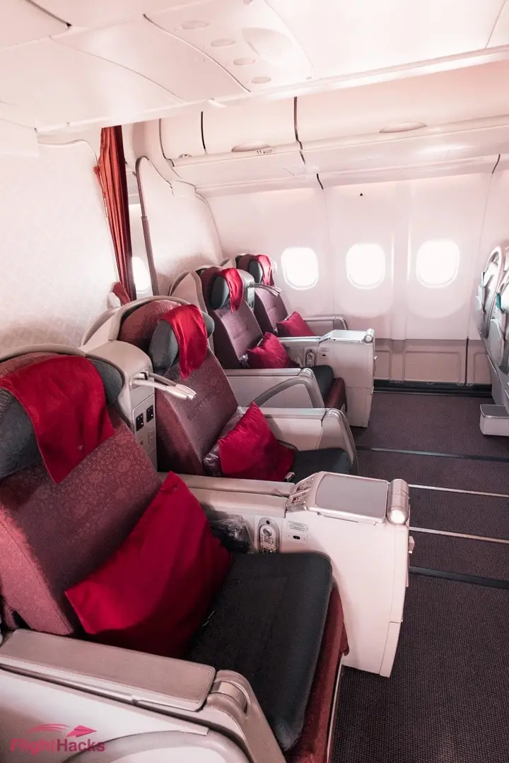 business class seat