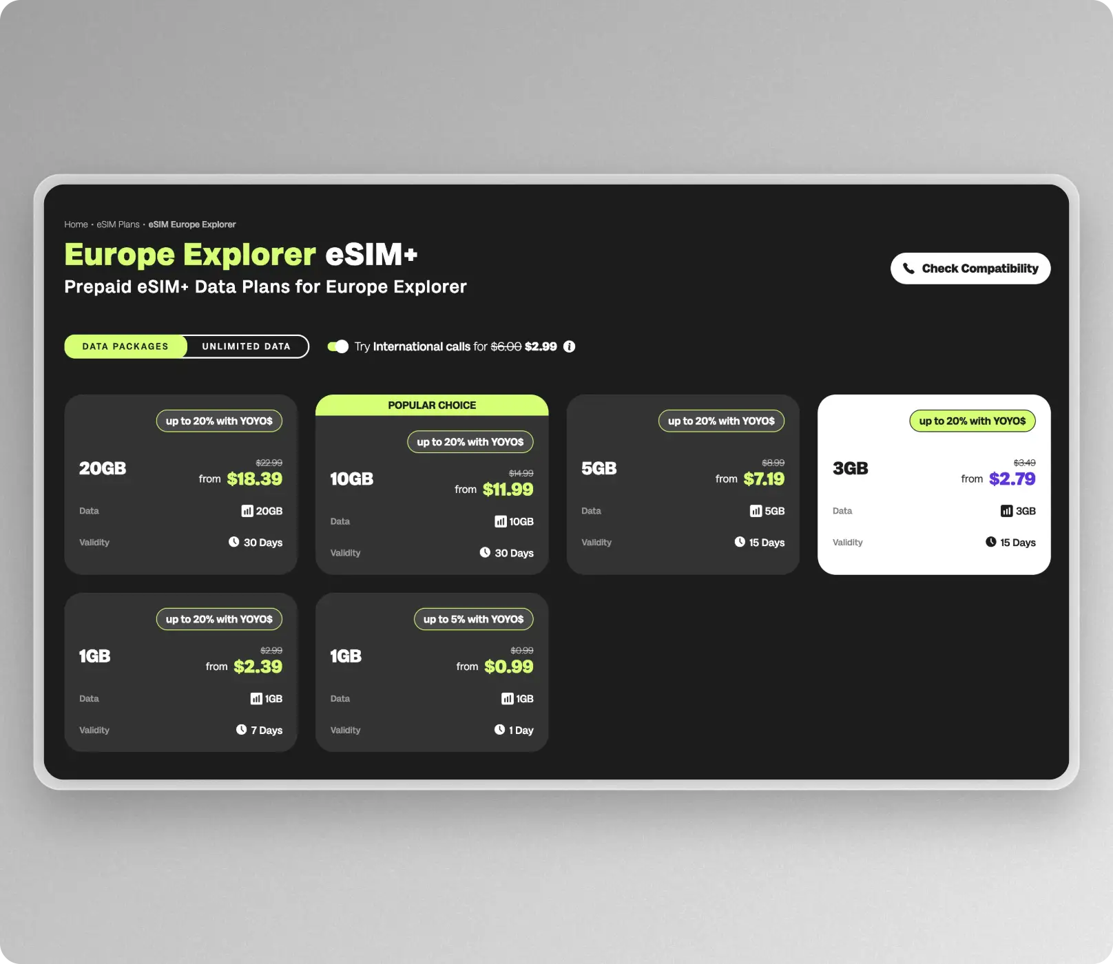 Global YO deals & discounts