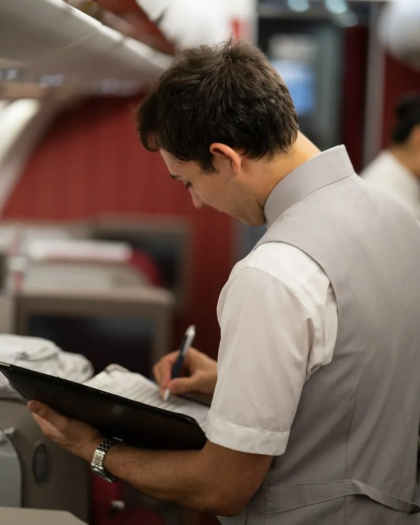 Male Flight Attendant