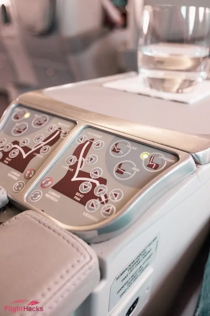business class seat