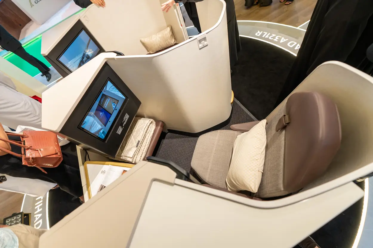 Etihad new business seat