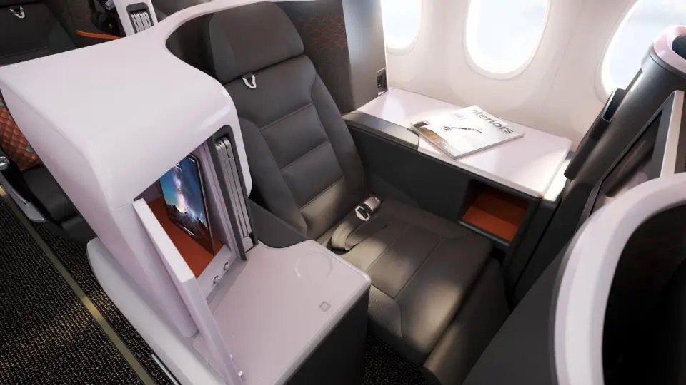Singapore Airlines Unveils New Boeing 737-8 Cabin