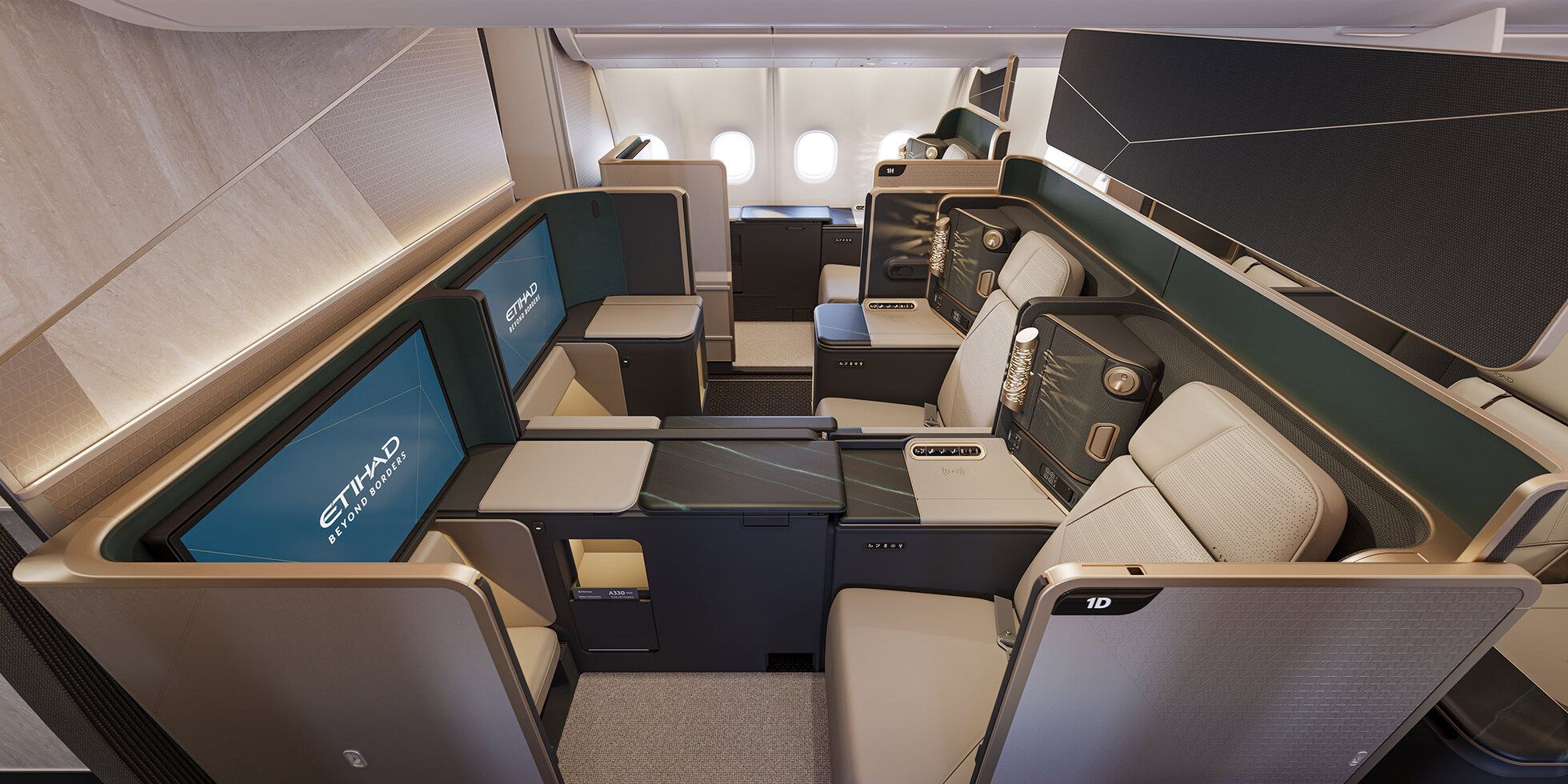 Etihad's New A330neo First & Business Class