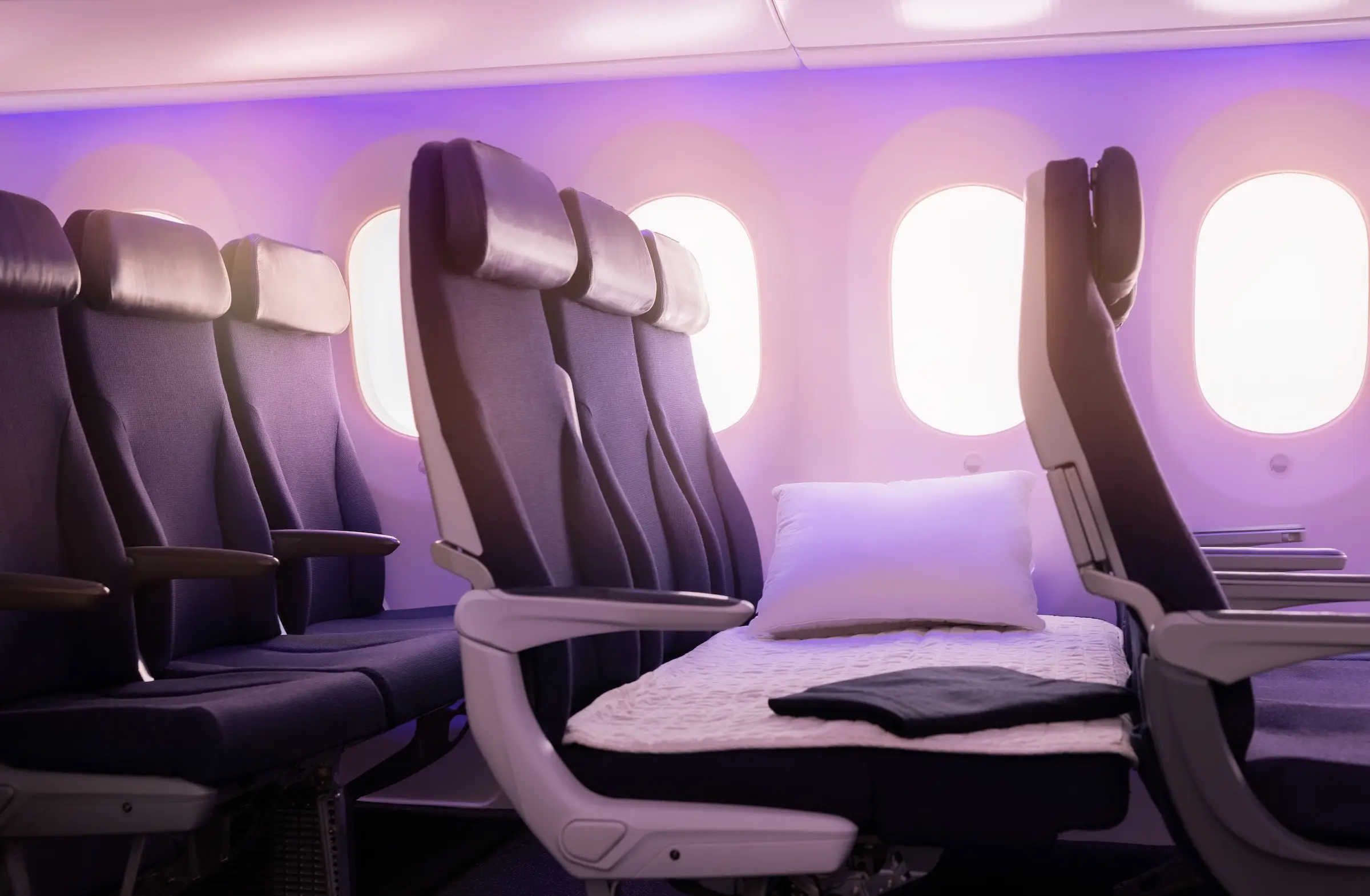 Air New Zealand's New 787 Economy Skycouch