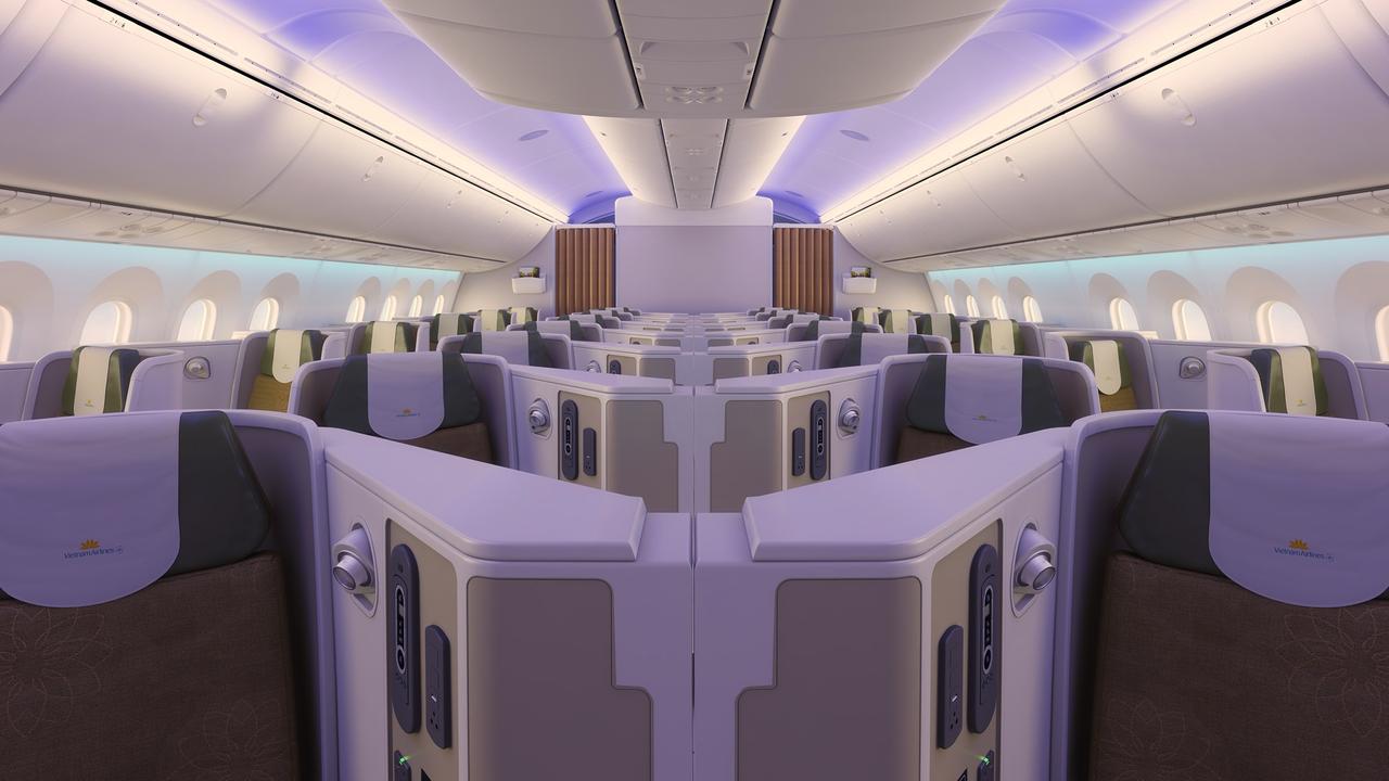 Business class on the Vietnam Airlines 787-9 Dreamliner