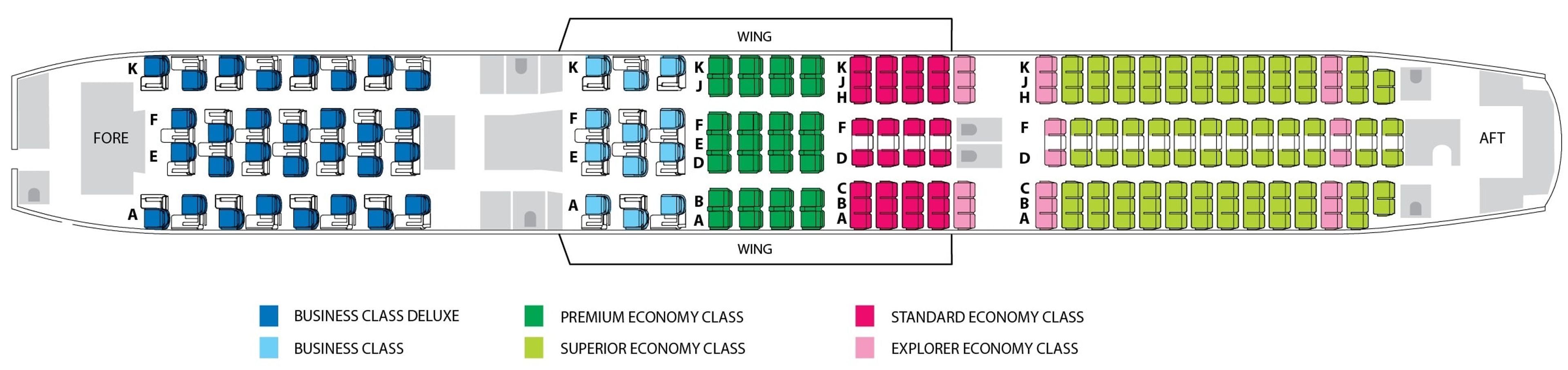 Fly To Antarctica Seat Details