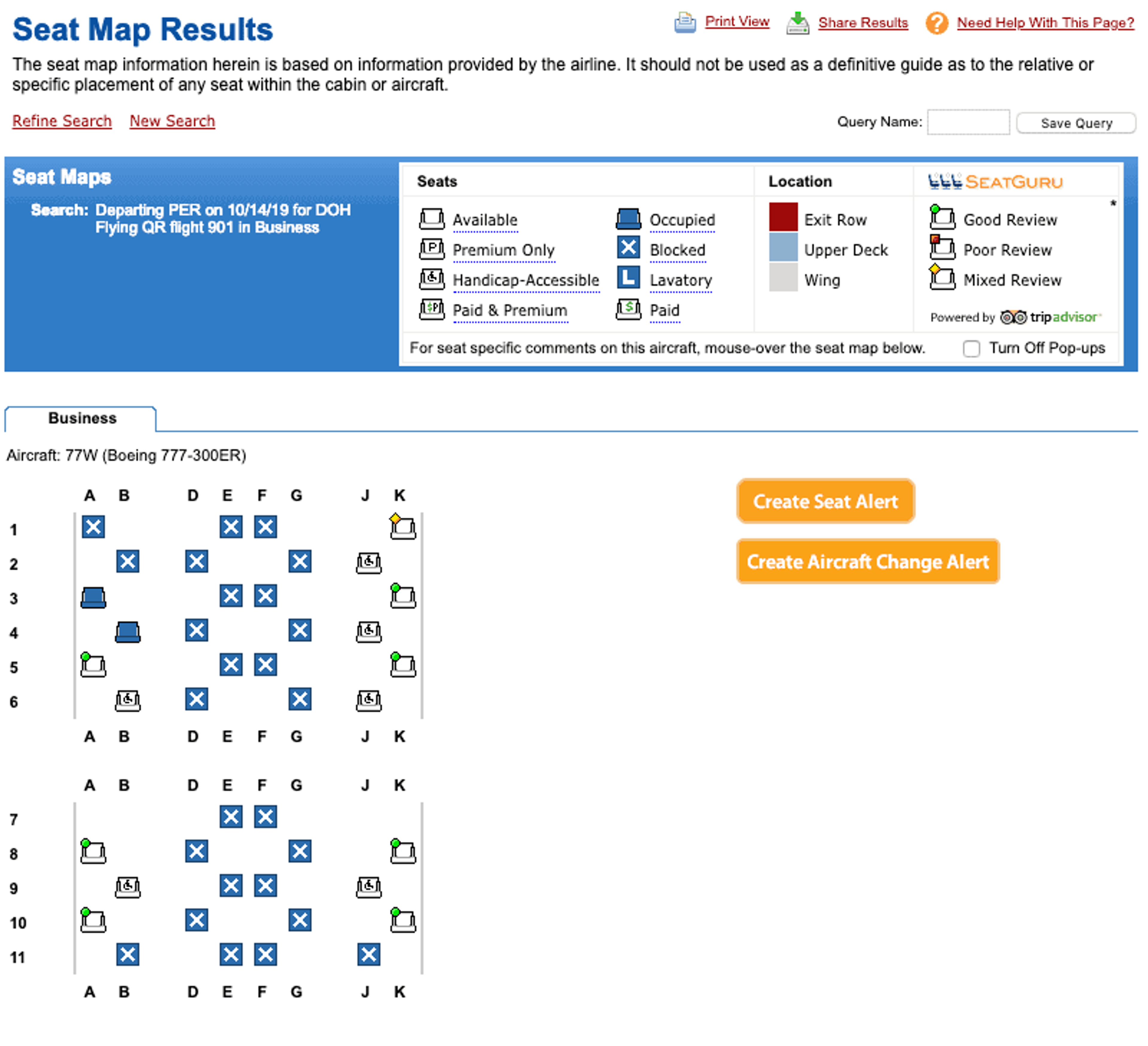 Qatar Airways Just Scheduled QSuites From Perth to Doha Seat Map