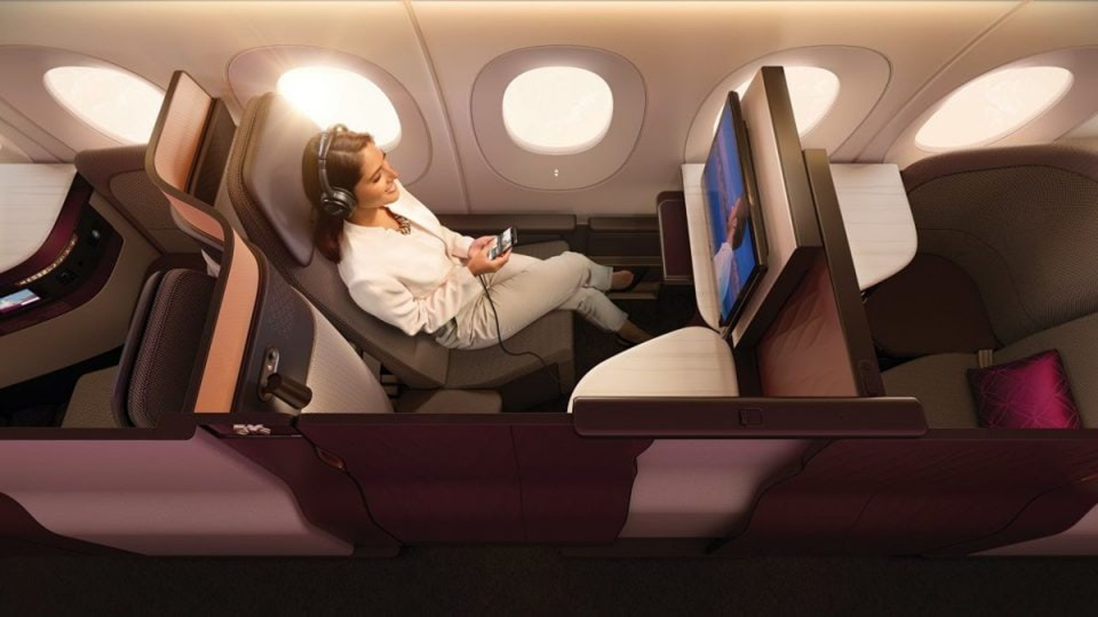 Redeem your miles and have a comfortable airplane ride going to your destination.