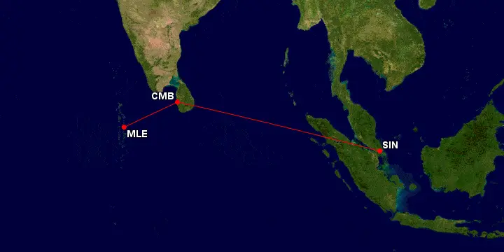 Qantas Frequent Flyer for British Airways Executive Club Singapore to Male