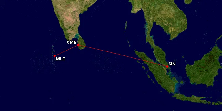 Qantas Frequent Flyer for British Airways Executive Club Singapore to Male