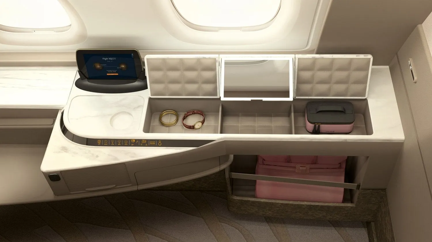 First Look New Singapore Airlines A380 First Class Suites kits