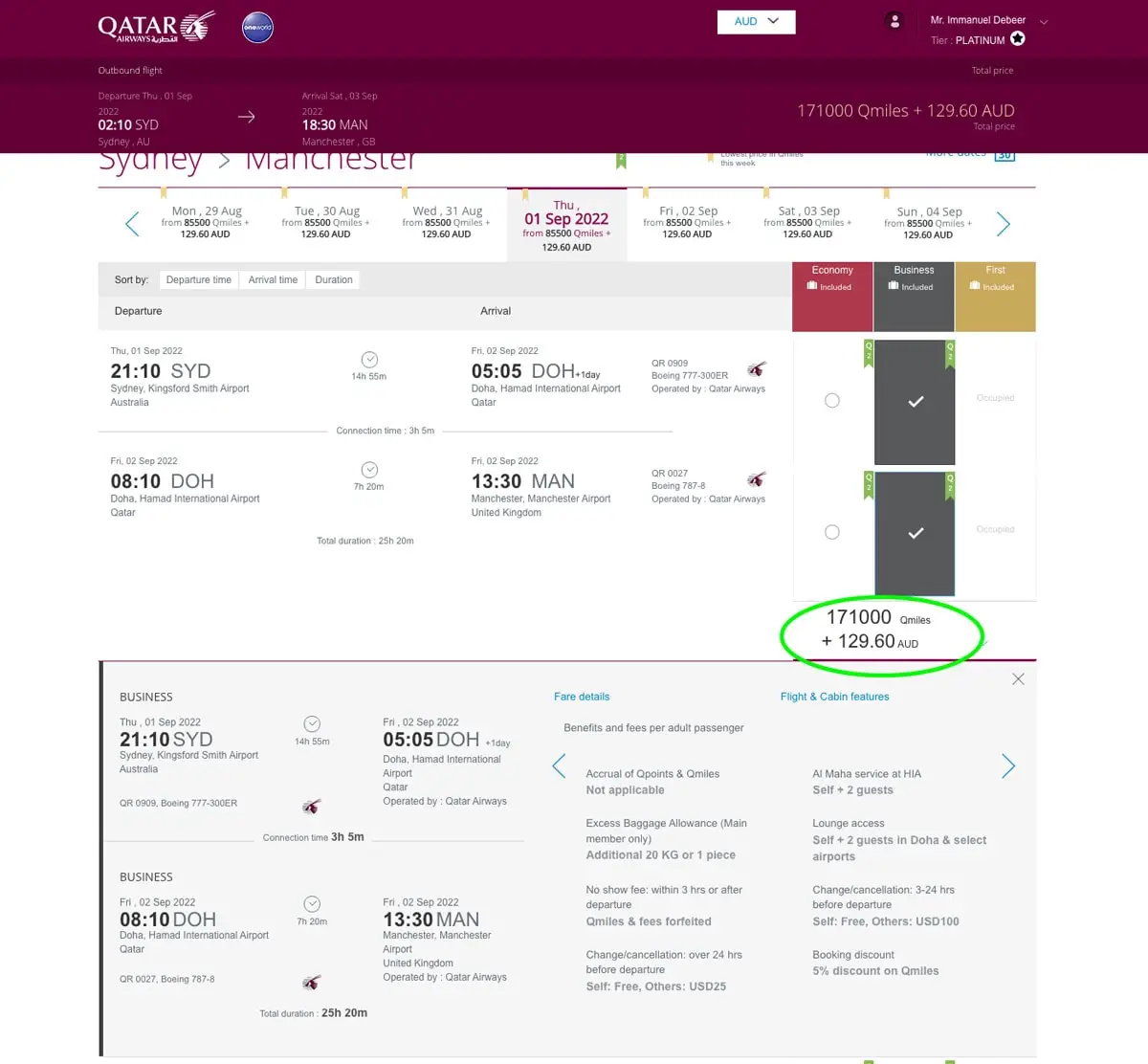 Expensiev QMiles