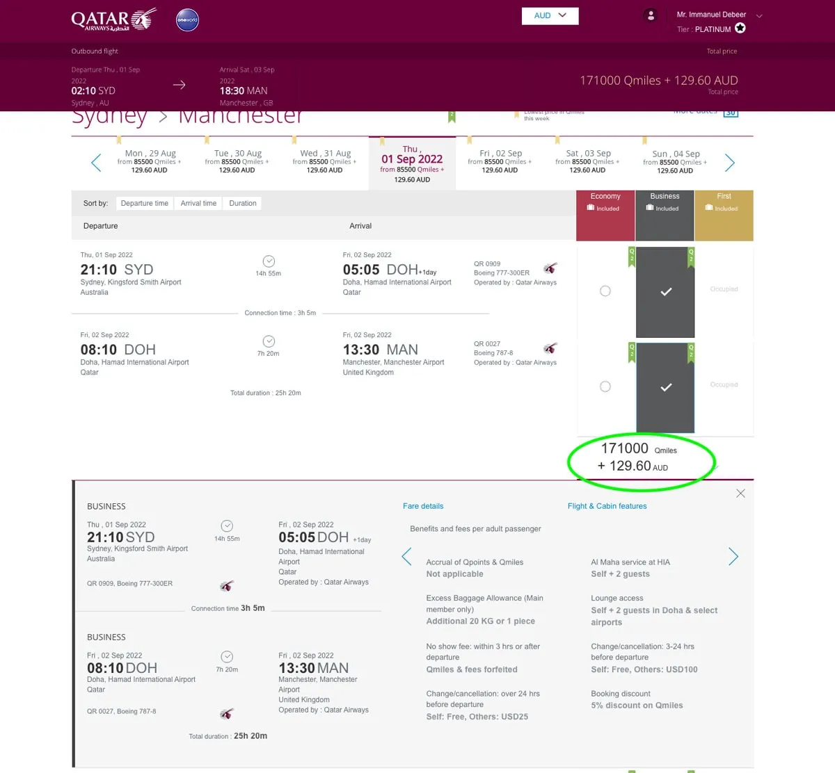 Expensiev QMiles