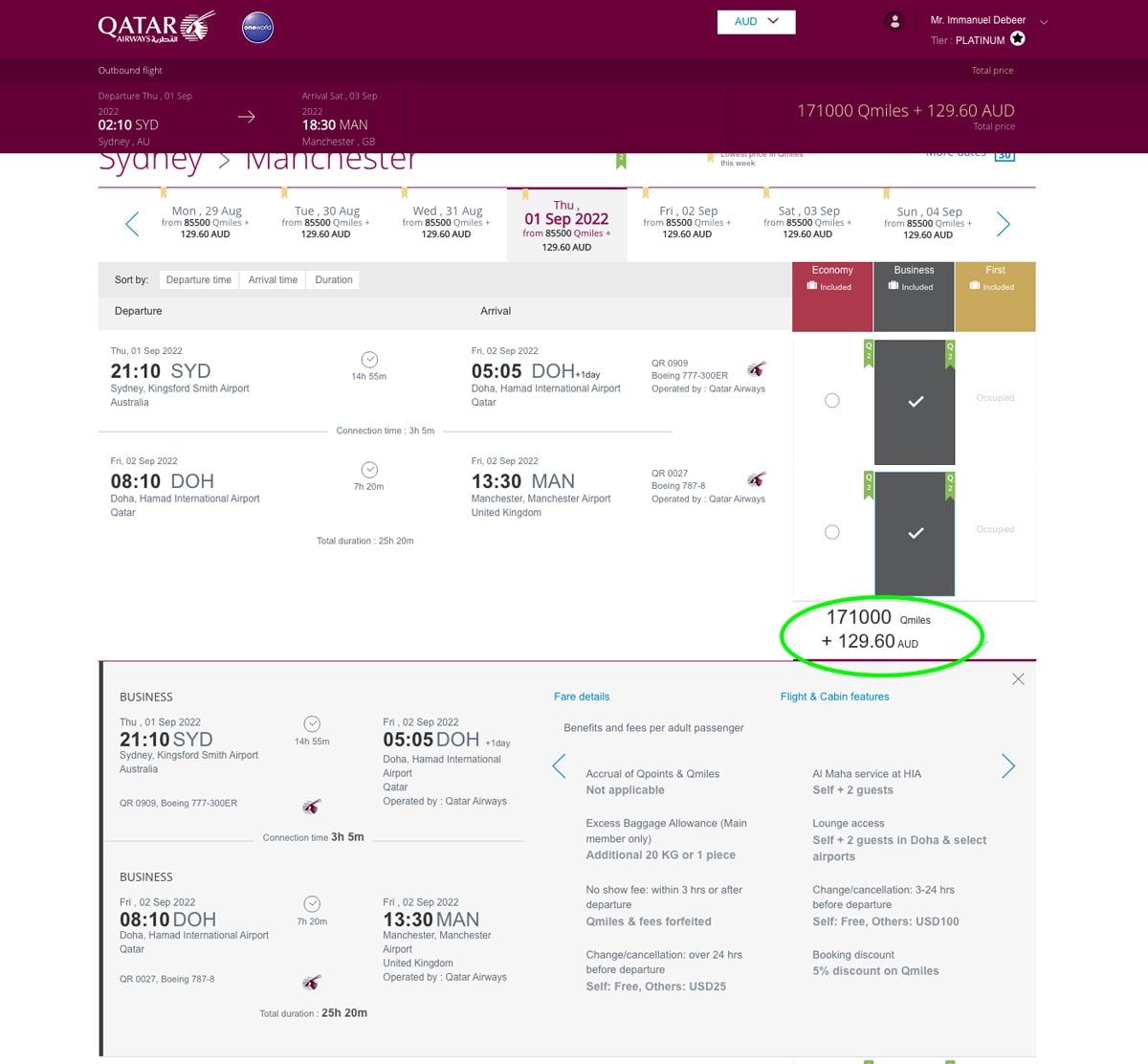 Expensiev QMiles