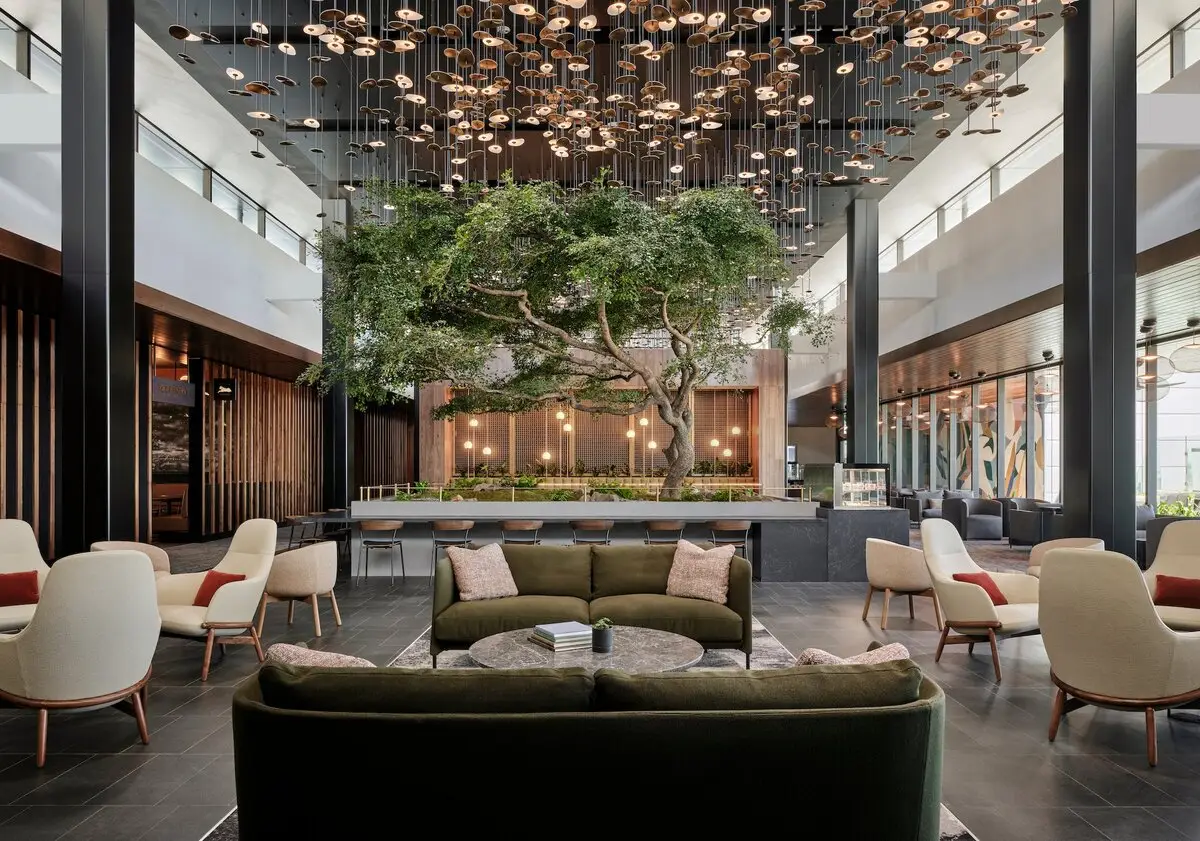 The impressive Centurion Lounge in Atlanta