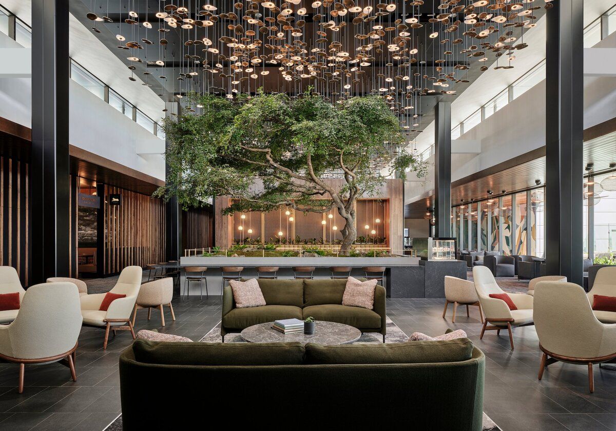 The impressive Centurion Lounge in Atlanta