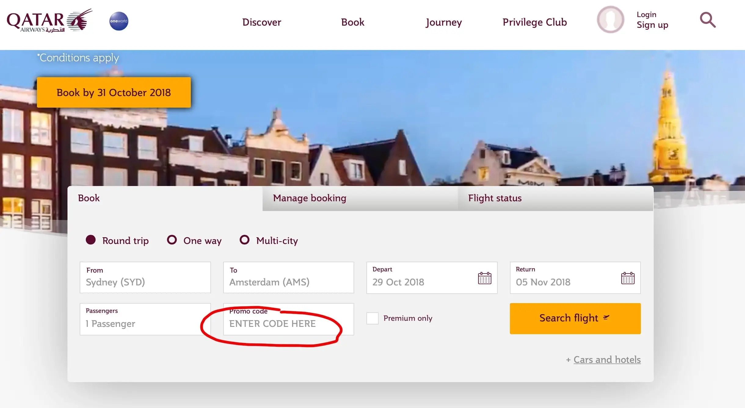 qatar airways deal
