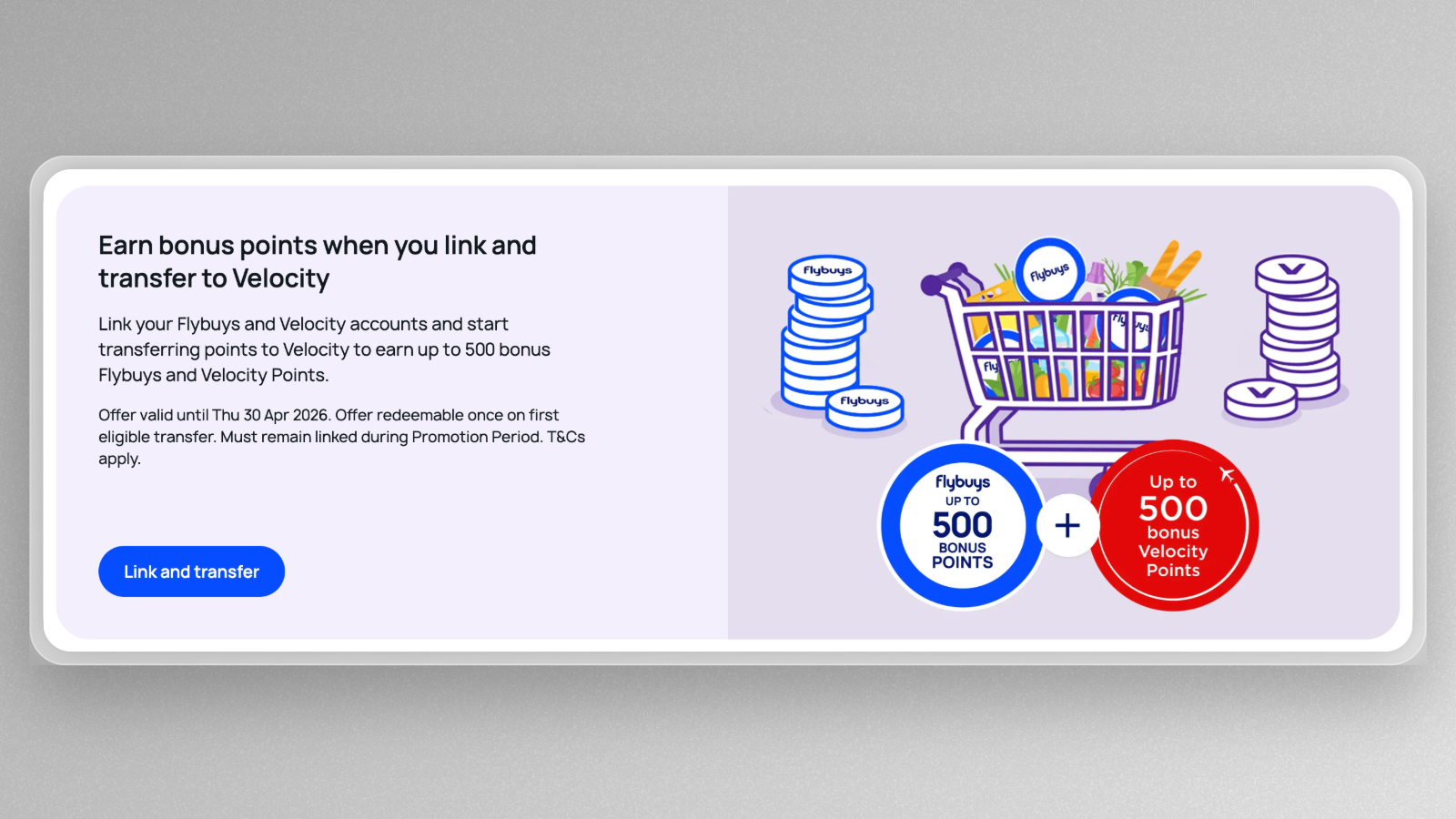 Flybuys transfer bonus