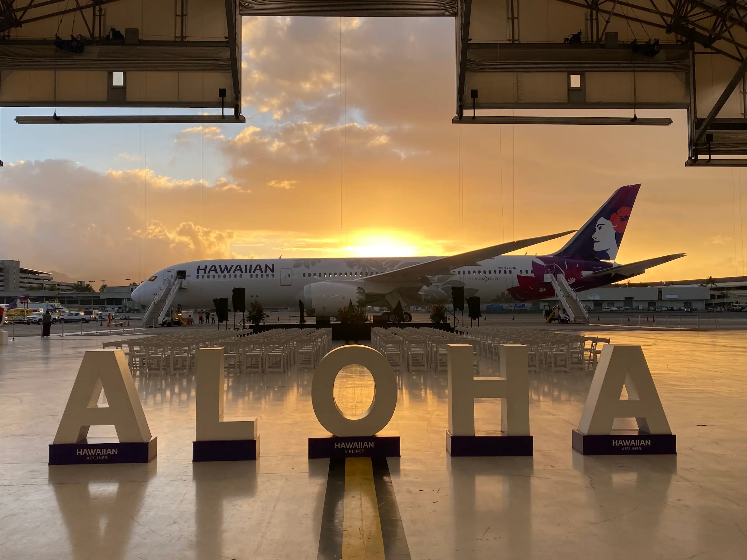 Hawaiian Airlines First Boeing 787 Delivery