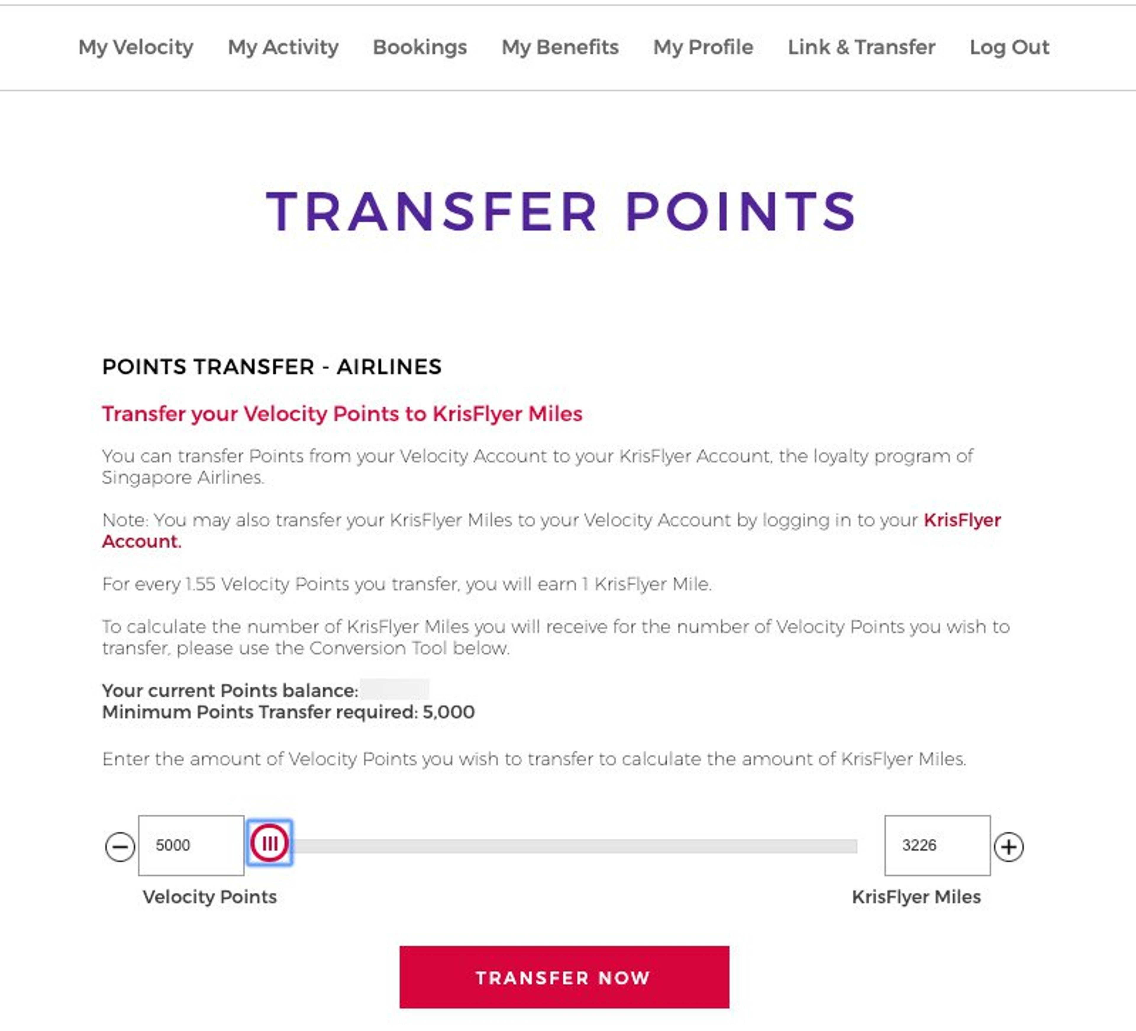 Velocity Frequent Flyer - Ultimate Guide Transfer Points