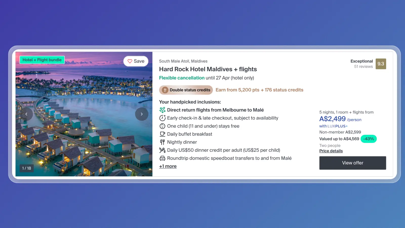 Maldives launch packages are now available