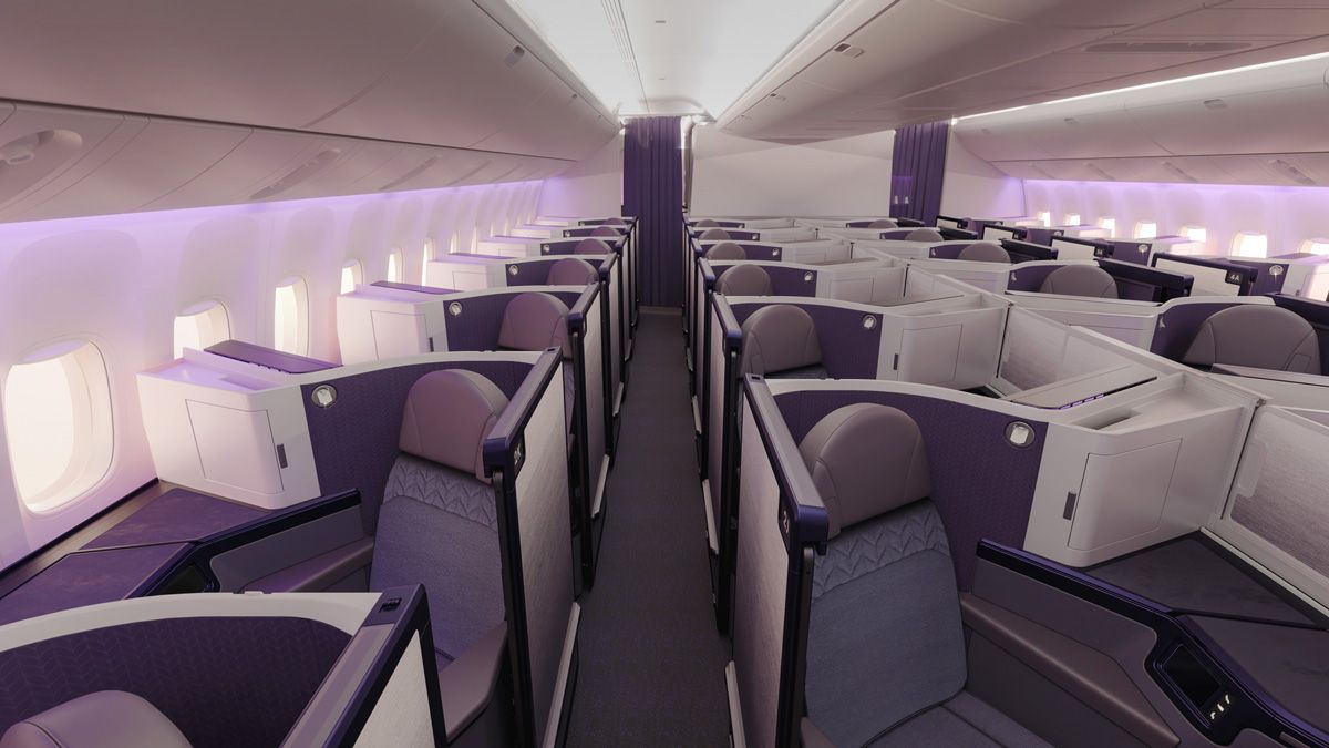 Air New Zealand new B777 business class seat