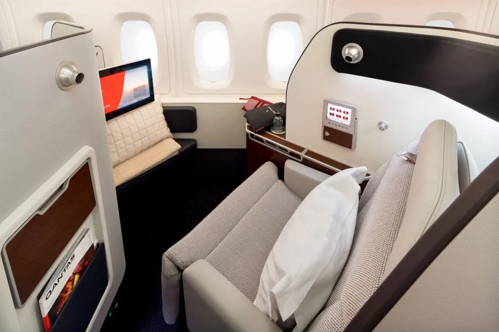 That signup bonus could be redeemed for Qantas first class to Los Angeles!