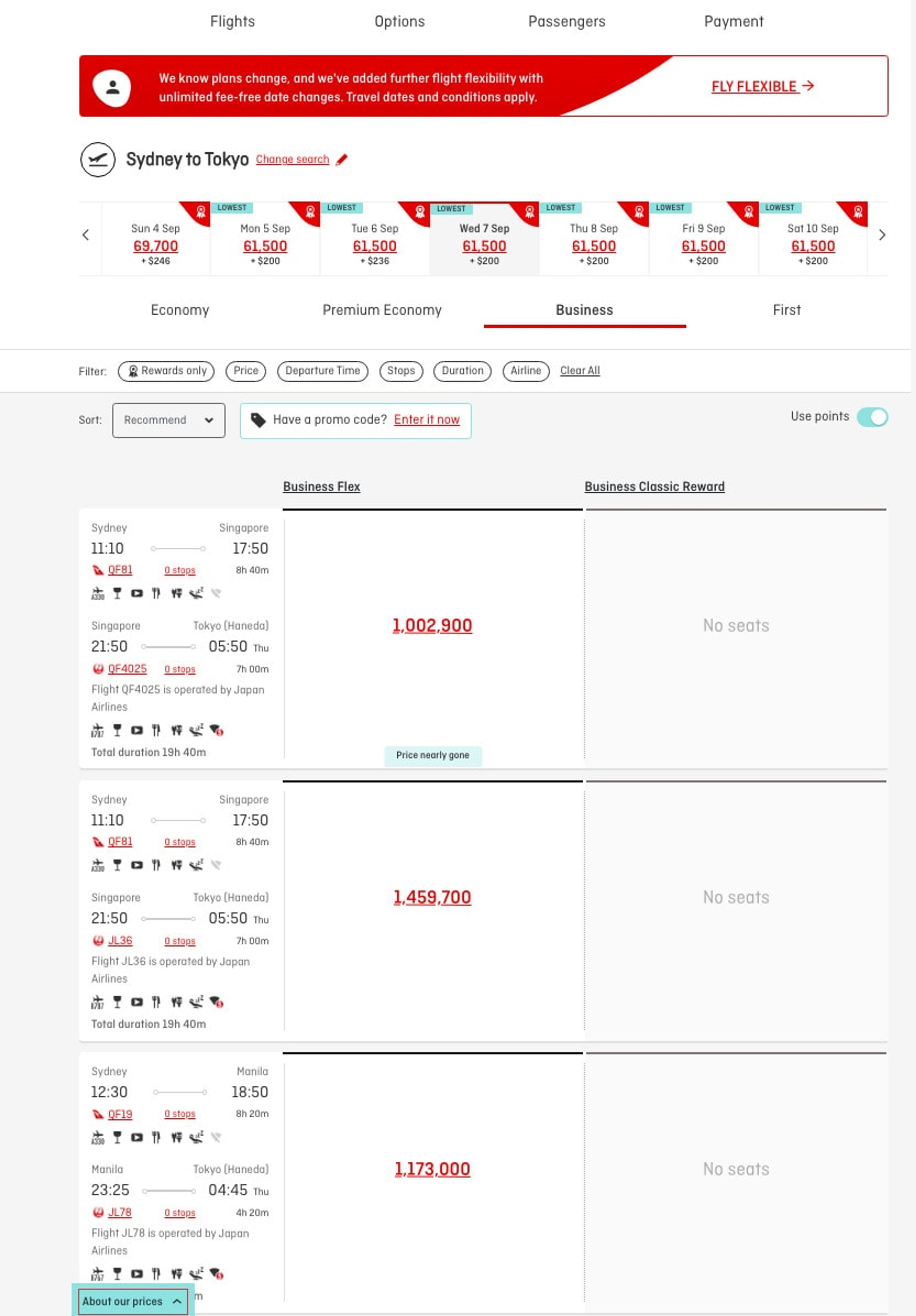 Points Pay View