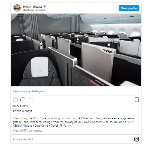 New British Airways Business Class Revealed Club Suite