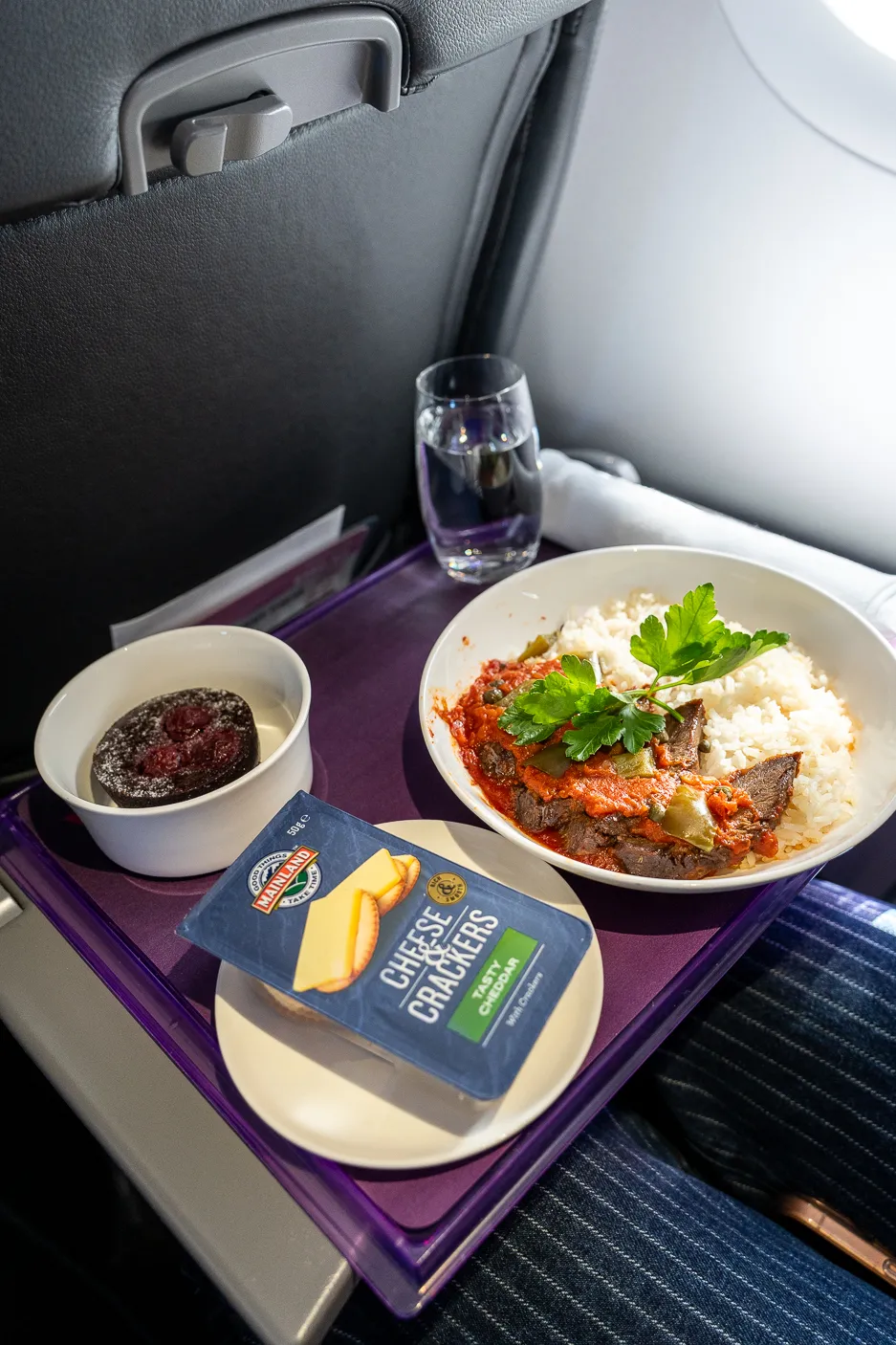 Virgin Australia onboard dining