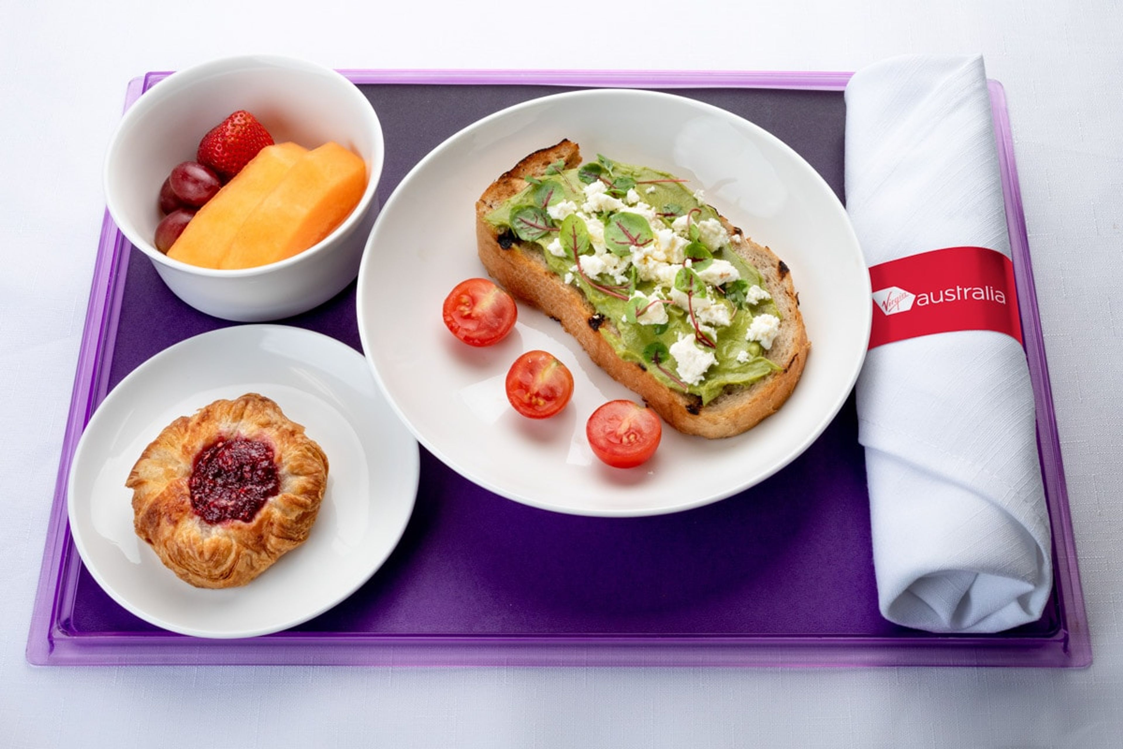 Breakfast Virgin Australia New Business Class Menu 3