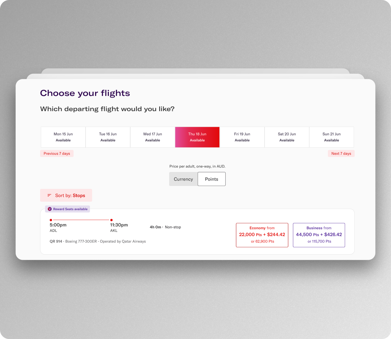 Book Qatar Airways with Velocity