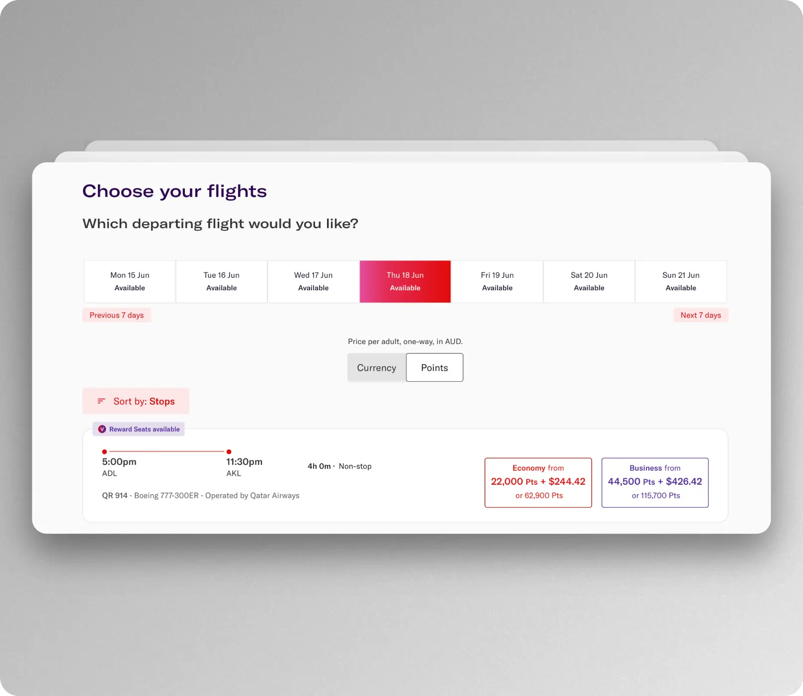 Book Qatar Airways with Velocity