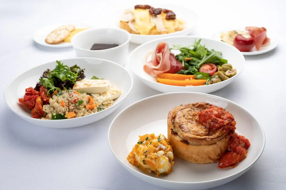 Virgin Australia New Business Class Menu