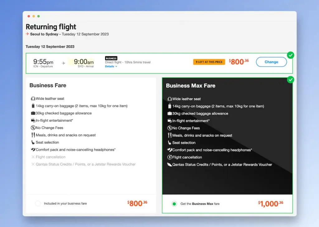 Qantas Status Run Jetstar 2